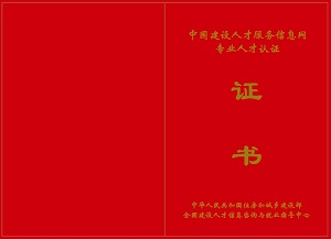 建信网入网证书