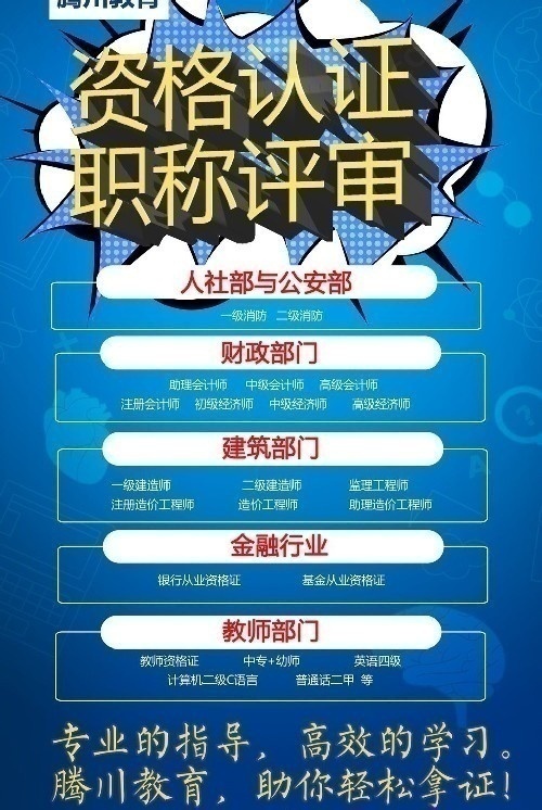 消防师/会计师/经济师/建造师/工程师